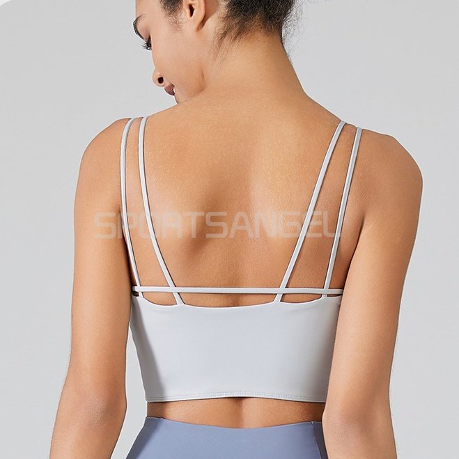 Áo Ngực Thể Thao Hai Dây Mỏng Hở Lưng Cho Nữ