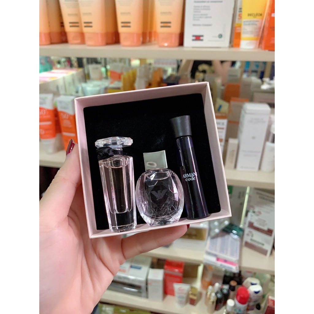 Set nước hoa mini Lancome - Armani UNBOX chuẩn Auth