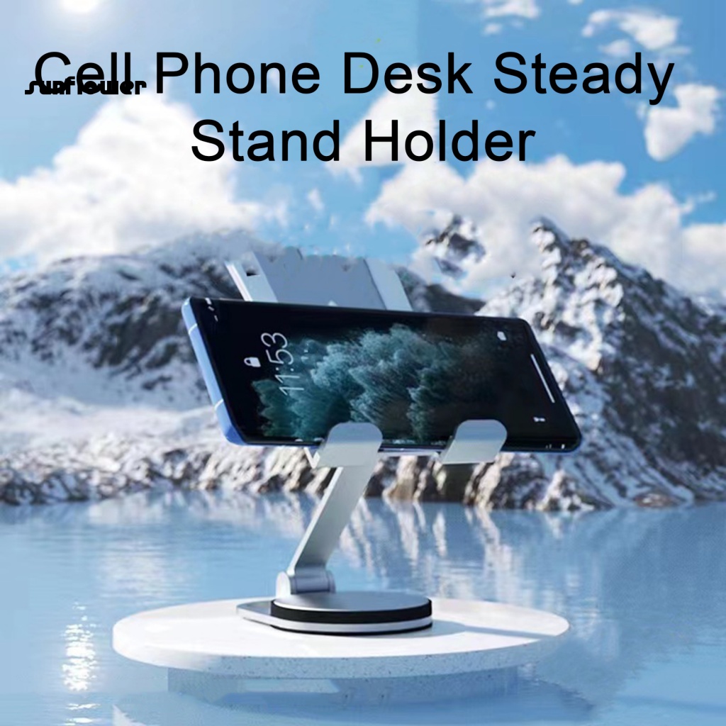 Sf_giá Đỡ Điện Thoại Bằng Kim Loại Trơn Đa Năng Không Cần Chặn Màn Hình Có Thể Gậ