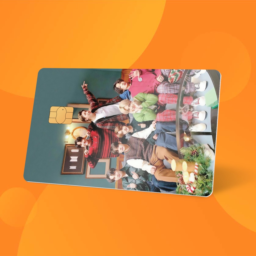 Miếng Dán Thẻ Card  BTS Group #3| SKIN ATM, Thẻ Chung Cư Trang Trí - Chất Liệu Decal Vinyl Chống Nước