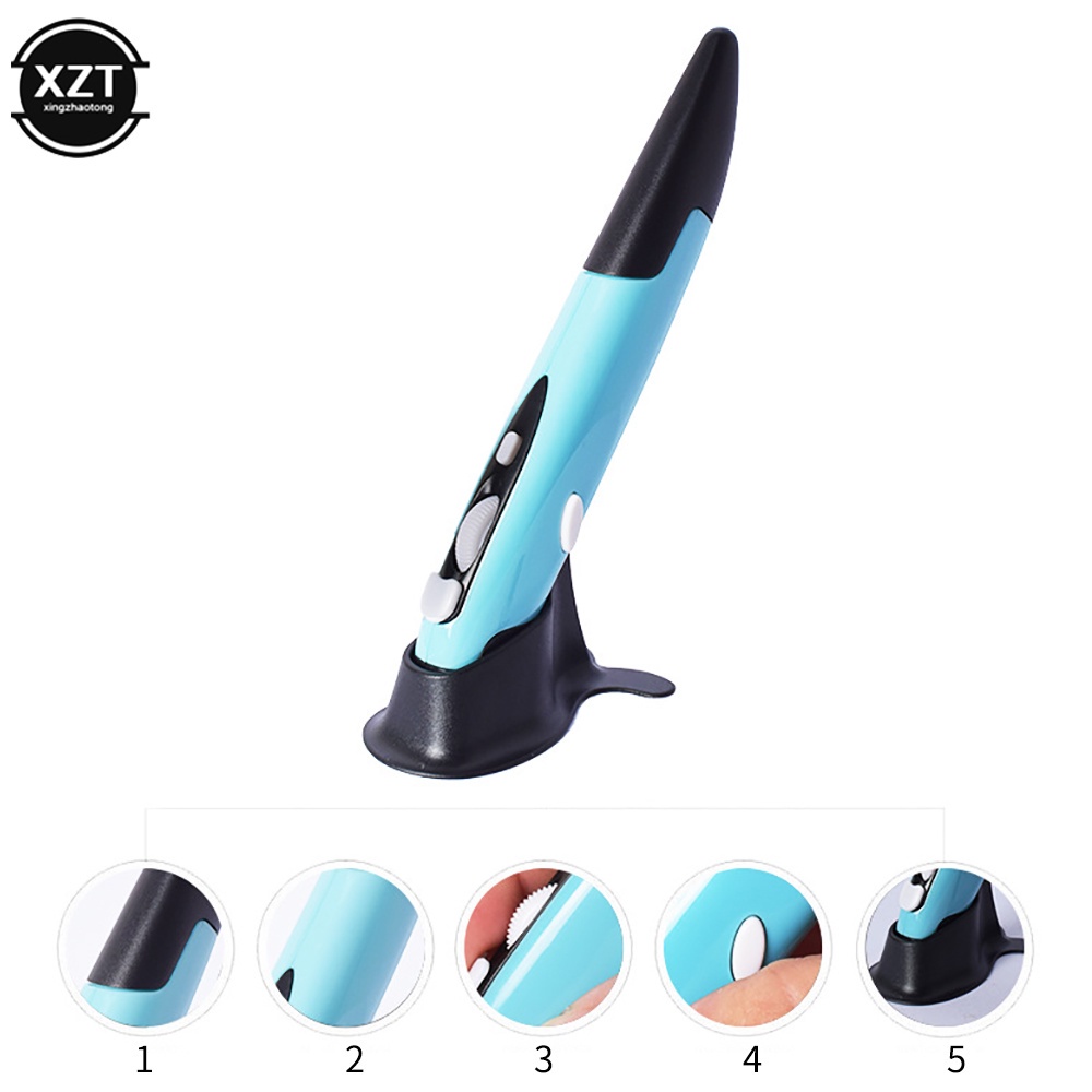 Bút Chuột Quang Không Dây 2.4GHz 500 / 1000DPI Cho PC Android air mouse