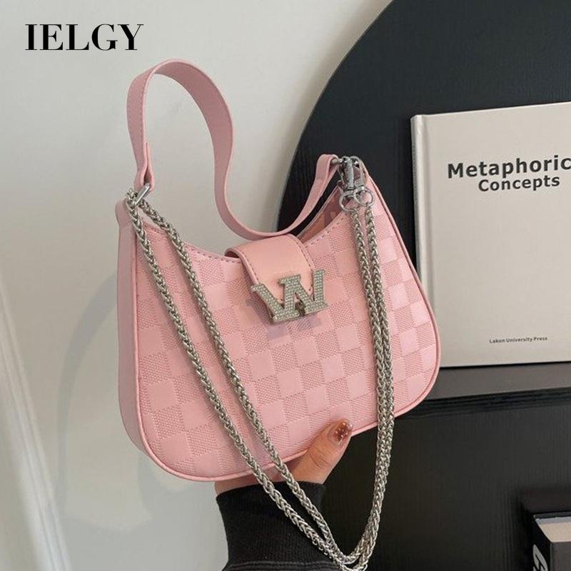 Túi Đeo Vai Họa Tiết Sọc Caro Thời Trang Cho Nữ