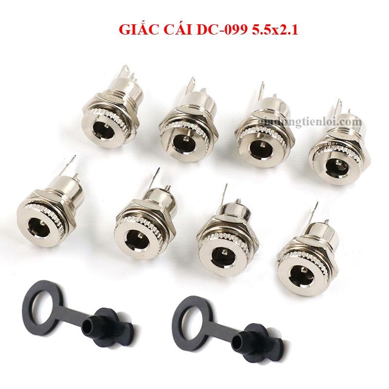 Chân giắc cái DC-099 chuẩn 5.5mm x 2.1mm