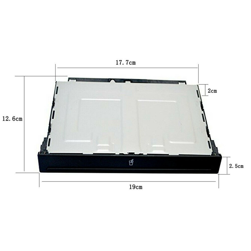 Bộ Giá Đỡ Cốc Nước Gắn Tay Vịn Xe Hơi Màu Đen Chuyên Dụng Cho Audi A6 / A7 2011-2016 8P0885995B 6PS / 4G8863289A 4PK