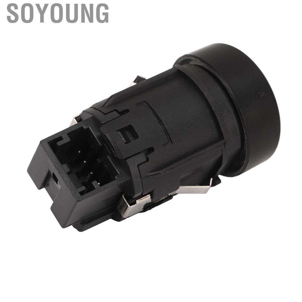 Soyoung Engine Start Stop Control Switch Button  Perfect Fit Fade Proof 5E0905217 Impact Resistance for Fabia