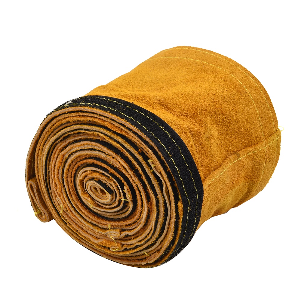 Vỏ Bọc Dây Cáp Hàn TIG Mig / Plasma Bằng Da Có Thể Gập Lại