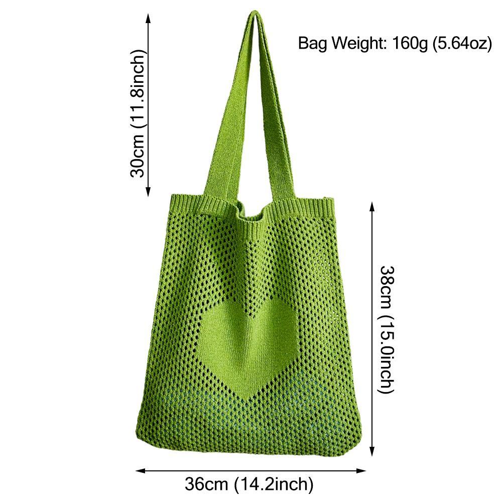 MELODG Túi Xách Đan Len Thời Trang Cho Nữ