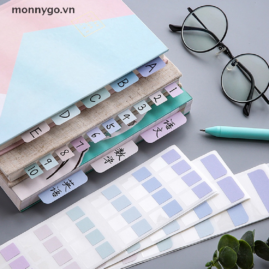 Set 240 Kẹp Đánh Dấu Trang Sách Nhiều Màu Có Thể Tháo Rời