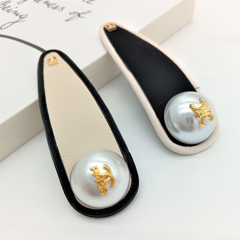 Kẹp Tóc Cỡ Lớn Bằng Da Cừu Cao Cấp Thời Trang Cho Nữ