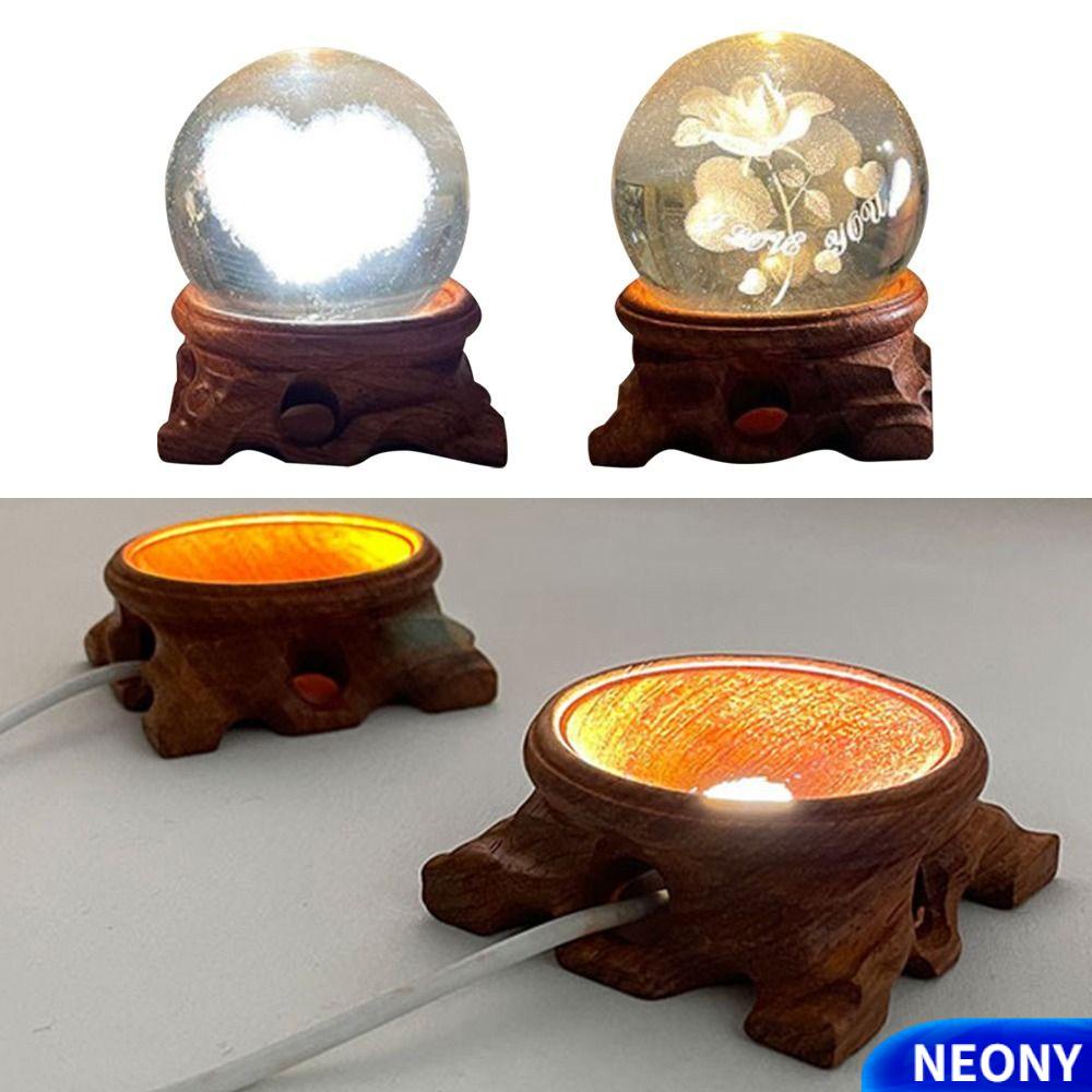 Giá Đỡ Đèn LED Hình Cầu Phát Sáng Độc Đáo|Đế Hình Cầu Chất Lượng Cao Tiện Dụng