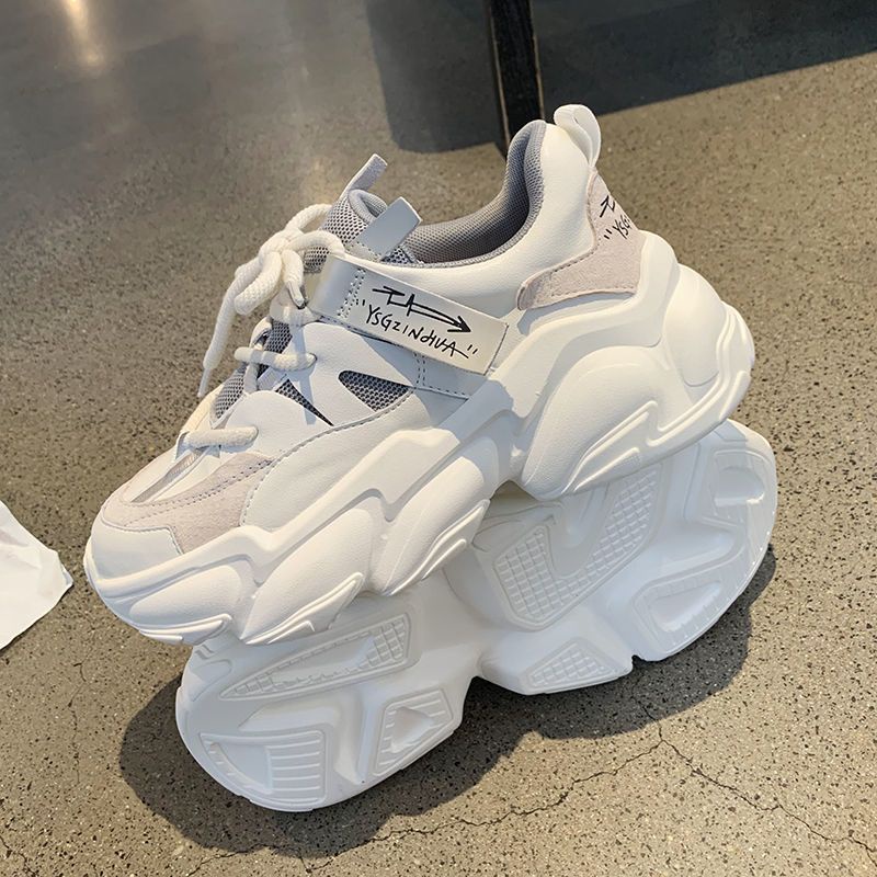 Giày Thể Thao Đế Dày Tăng Chiều Cao Thời Trang Hàn Quốc Cho Nữ