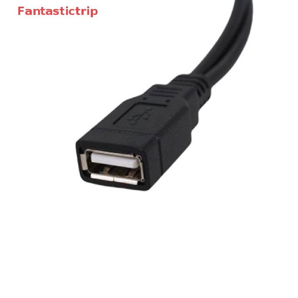 Dây Cáp Nối Dài USB 2.0 2 Trong 1 Hình Chữ Y Cho Ổ Cứng / Thẻ Nhớ