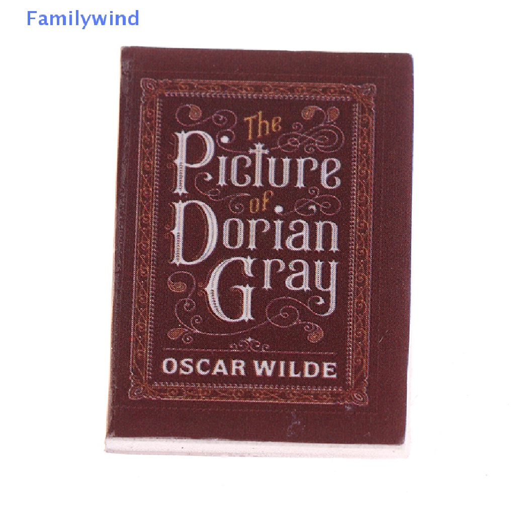 Set 6 Mô Hình Quyển Sách Mini Tỉ Lệ 1 / 12 Trang Trí Nhà Búp Bê