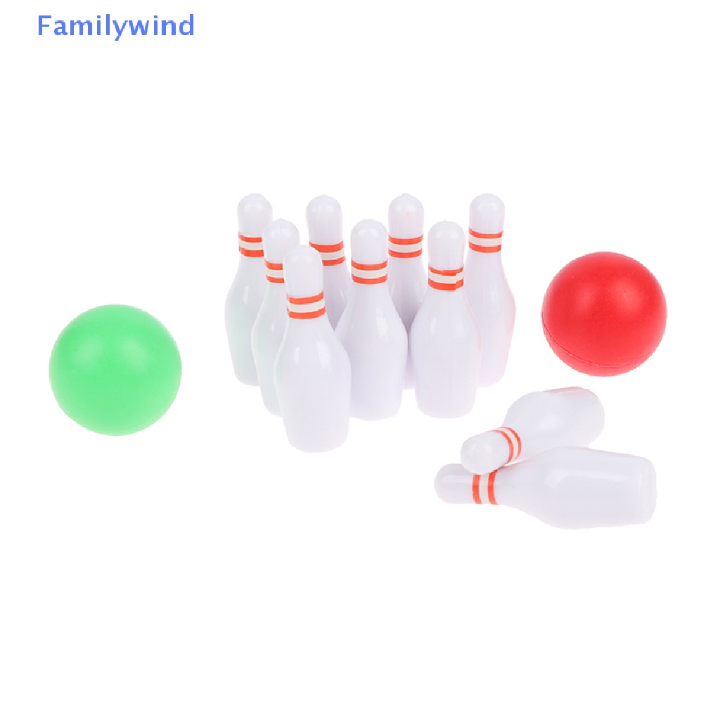 Bộ Đồ Chơi Bowling Mini Tỉ Lệ 1: 12 Cho Nhà Búp Bê