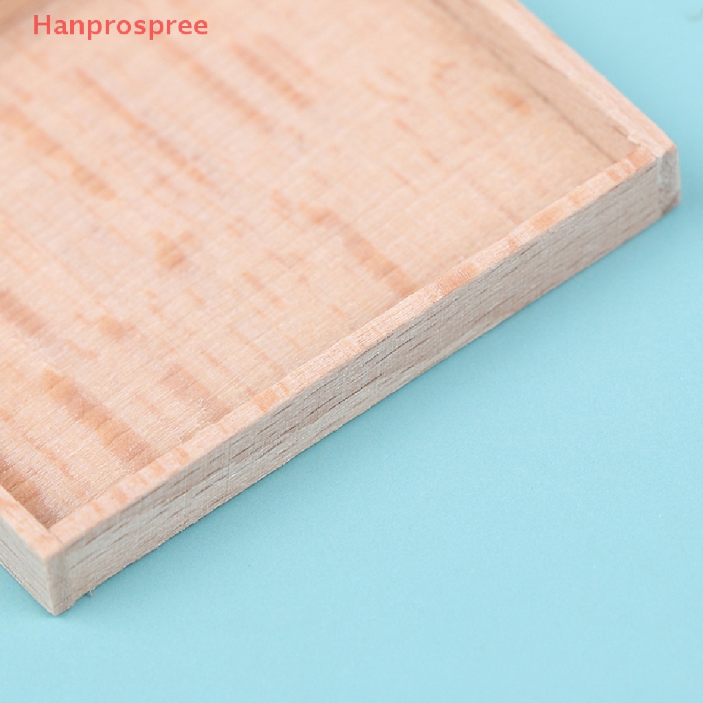 Khay Gỗ Mini Đựng Thức Ăn Trang Trí Nhà Búp Bê Tỉ Lệ 1: 12