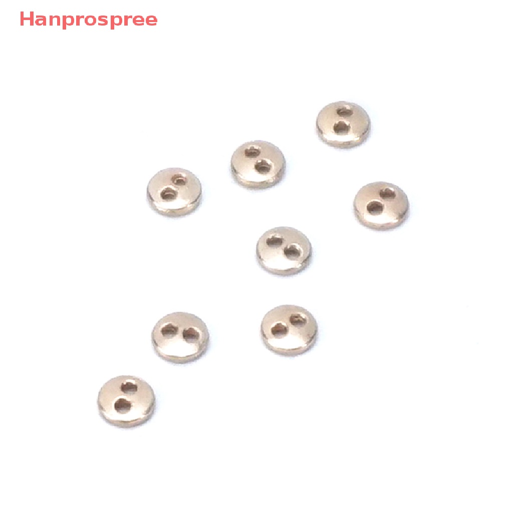 Set 10 Nút Tròn Hai Lỗ Mini DIY Dành Cho Búp Bê