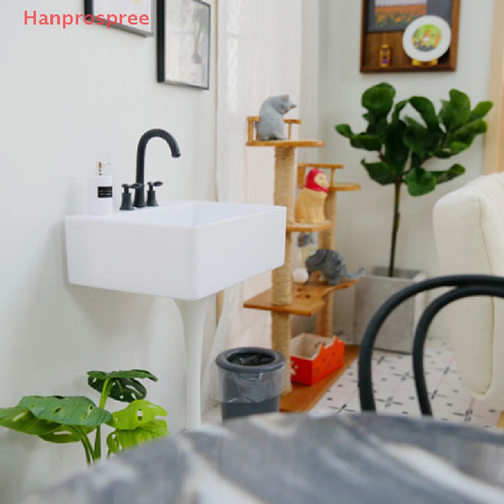 Hanprospree > Mô Hình Bồn Rửa Chén / Đồ Nội Thất mini Tỉ Lệ 1: 6 Trang Trí Nhà Búp Bê