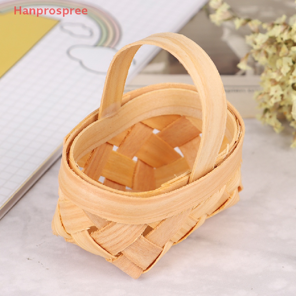 Giỏ Đan Tay Đựng Rau Củ Quả Tỷ Lệ 1 / 12 Dễ Thương Trang Trí Nhà Búp Bê