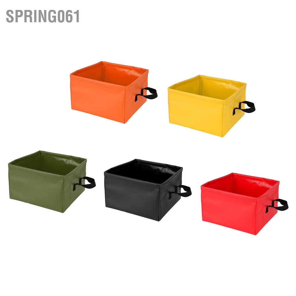 Xô Đựng Nước 13L Chống Rò Rỉ Có Thể Gấp Gọn Tiện Dụng Mang Theo Du Lịch / Cắm