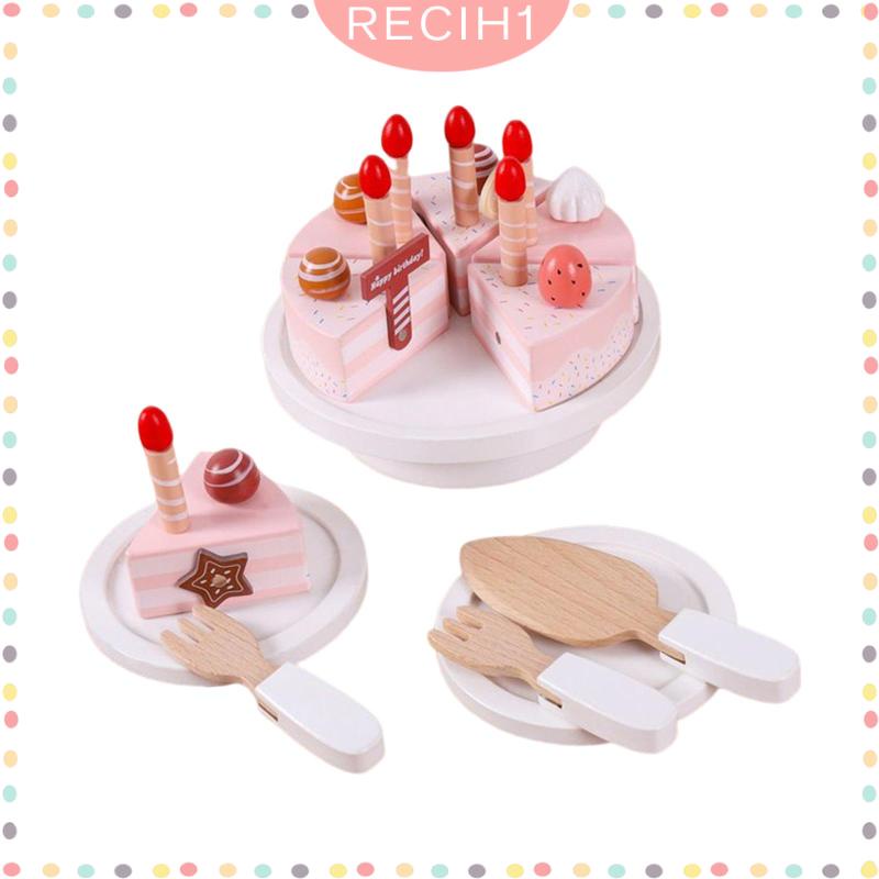 Bộ Đồ Chơi Bánh Kem Bằng Gỗ DIY Dành Cho Bé