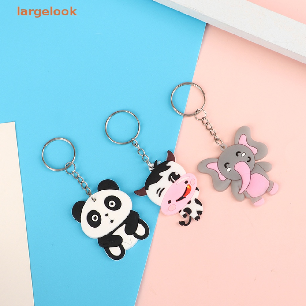 1 Vỏ Bọc Chìa Khóa Bằng Silicon PVC Mềm Hình Động Vật Hoạt Hình Dễ Thương