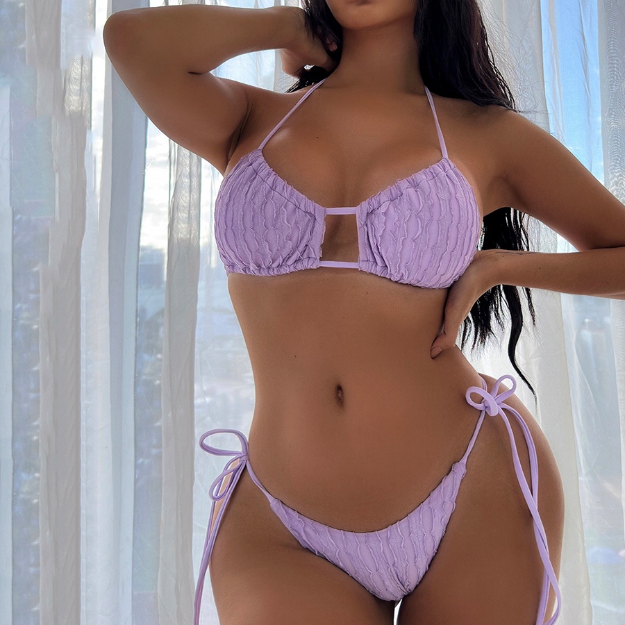 Bộ Bikini Hai Mảnh Màu Sắc Thời Trang Gợi Cảm Cho Nữ