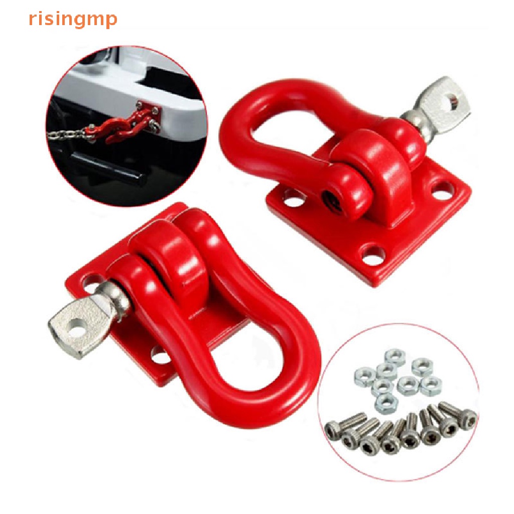 Set 2 Móc Kéo Kim Loại Dành Cho Xe Đồ Chơi 1 / 10 RC