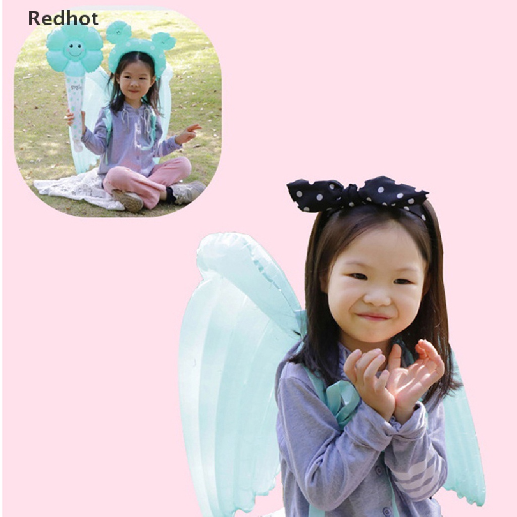 &lt; Redhot &gt; Bong Bóng Lá Nhôm Hình Cánh Bướm Thiên Thần Cho Các Hoạt Động Ngoài Trời Trẻ Em Đang Giảm