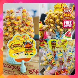 [FreeShip] Kẹo Dẻo HamBurger Que -  Burger ⚡DATE MỚI NHẤT⚡