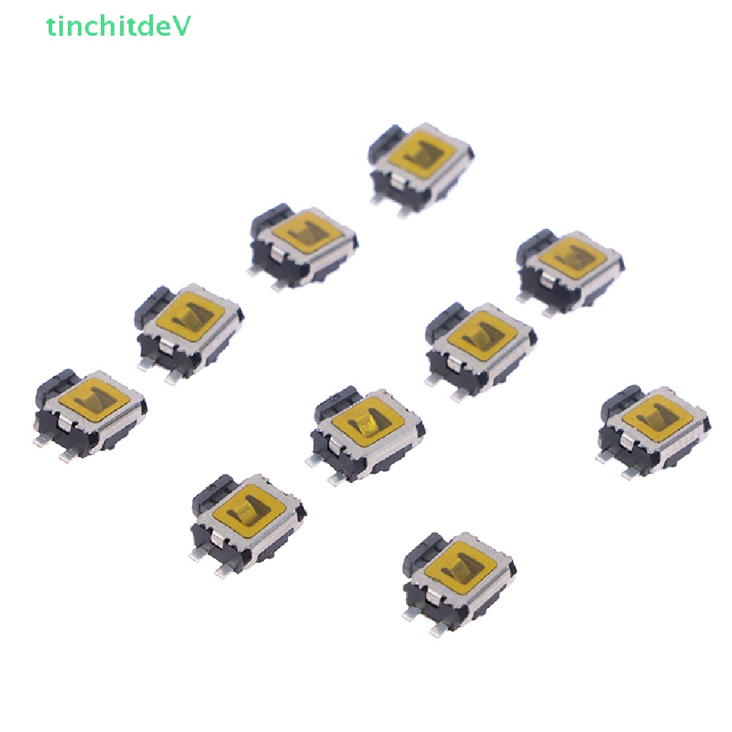 Bộ 10 Nút Công Tắc Micro SMD 4Pin Cho Điện Thoại 3.5X4.7