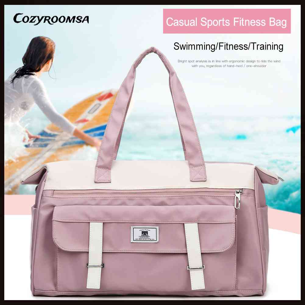 Túi Đựng Đồ Tập Thể Thao Sức Chứa Lớn Chia Ngăn Khô / Ướt Tiện Dụng Cho Nam Và