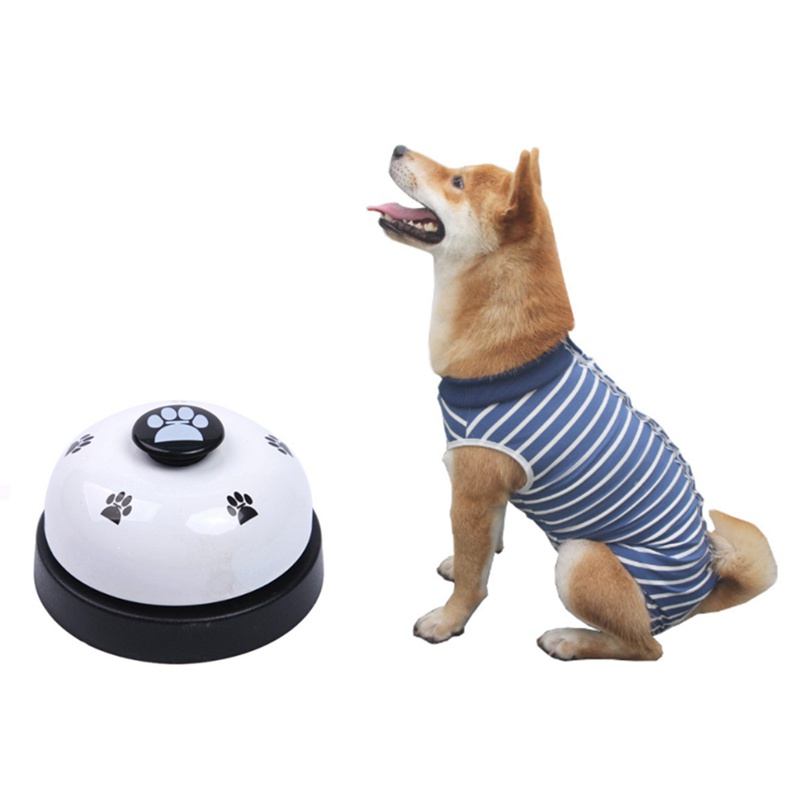 Set 3 Món Đồ Chơi Huấn Luyện Thú Cưng Họa Tiết Dấu Chân Chó Có Chuông