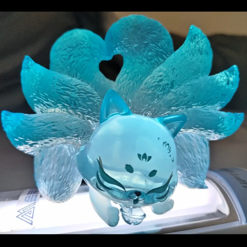 Đồ trang trí Búp Bê Cáo Chín Cáo Hoa Sen Có Thẻ Treo Trang Trí