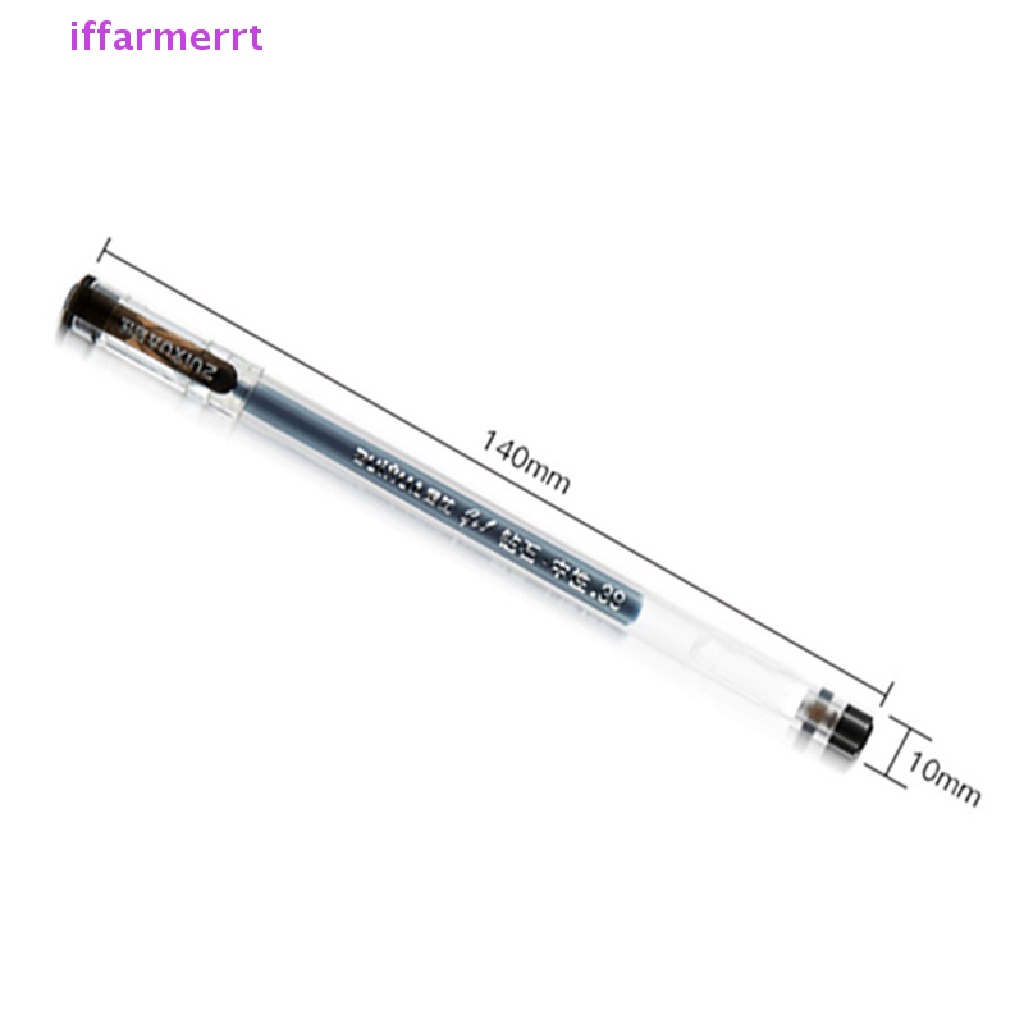 Set 6 Bút Mực Gel Ngòi Kim Cương 0.38mm Màu Đen / Xanh Dương / Đỏ