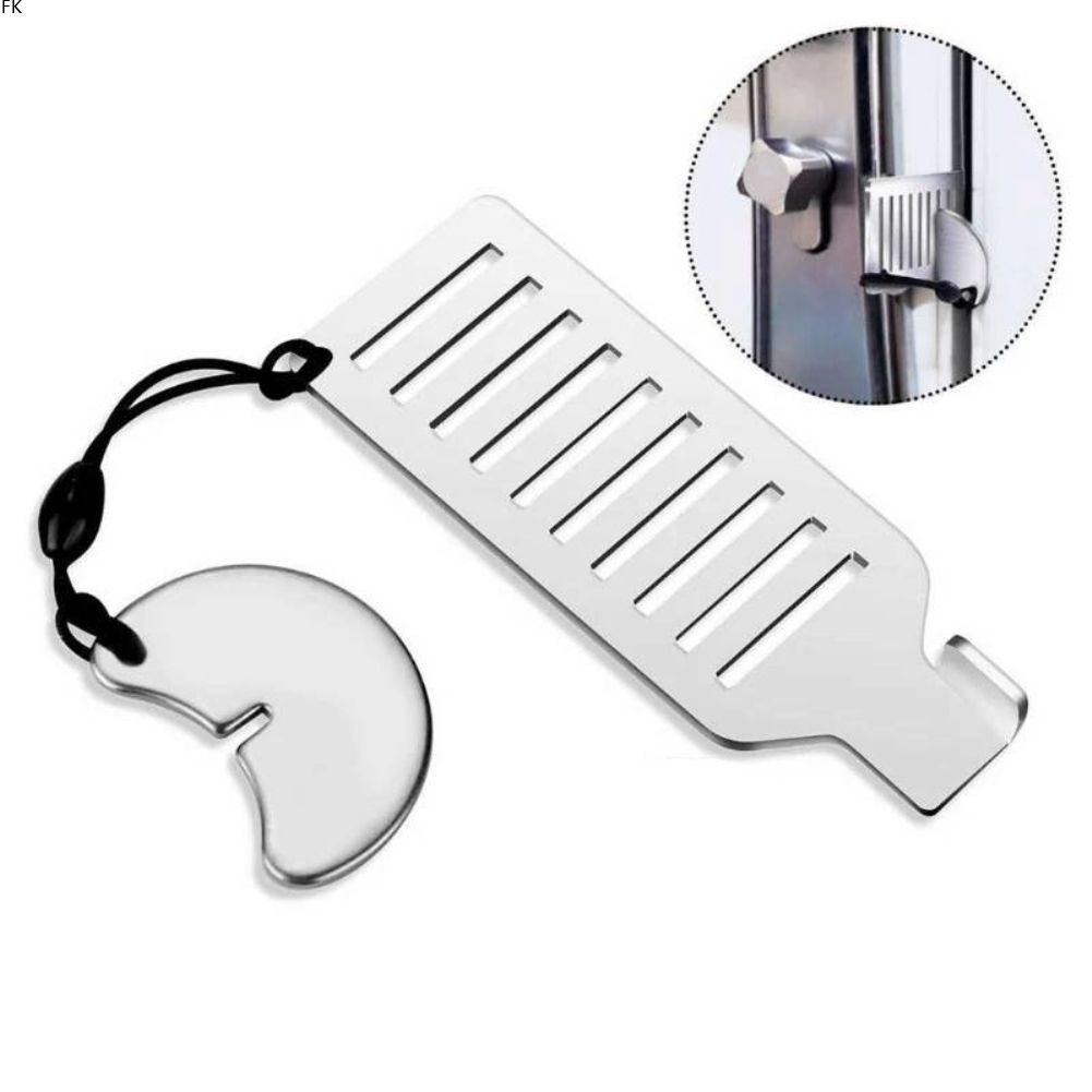 Khóa Cửa Di Động Khóa Du Lịch Khóa Cửa An Ninh Riêng Tư Không Cần Đục Lỗ Bằng Thép Không Gỉ Khóa Chắc Chắn Chịu Lực Tốt Để Đi Du Lịch Khách Sạn Nhà Ở Nhà 07