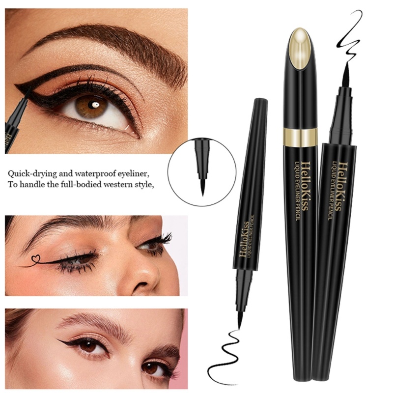 Bút Kẻ Mắt Dạng Lỏng YOUYO Màu Đen Nhanh Khô Chống Thấm Nước Không Nhòe