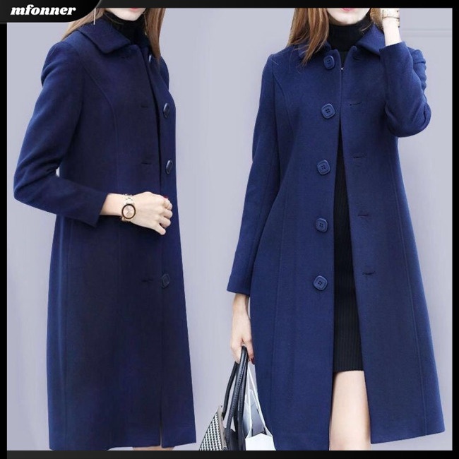 Áo Khoác Tay Dài Ôm Dáng Màu Sắc Đơn Giản Thoải Mái Cho Nữ