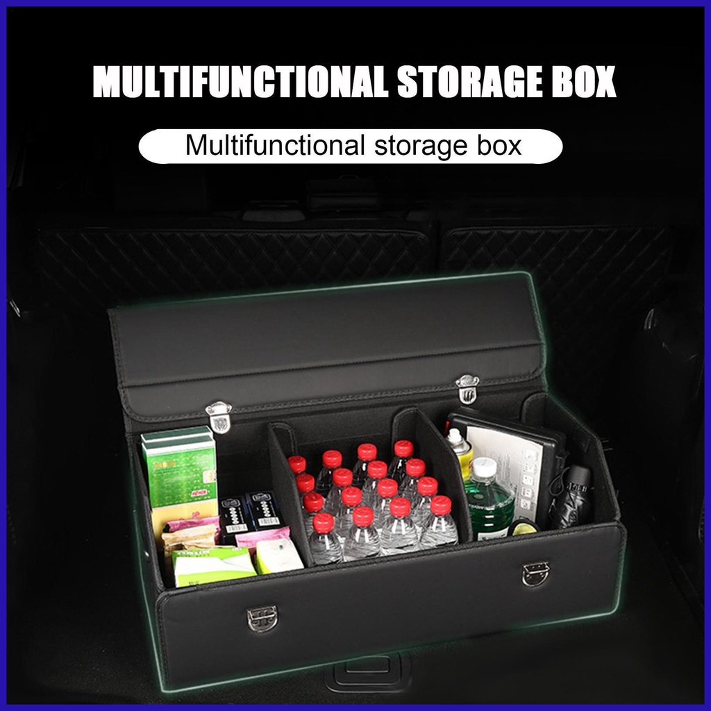 Túi Da Đựng Dụng Cụ Đa Năng Sức Chứa Lớn Gấp Gọn Được Cho Xe Hơi