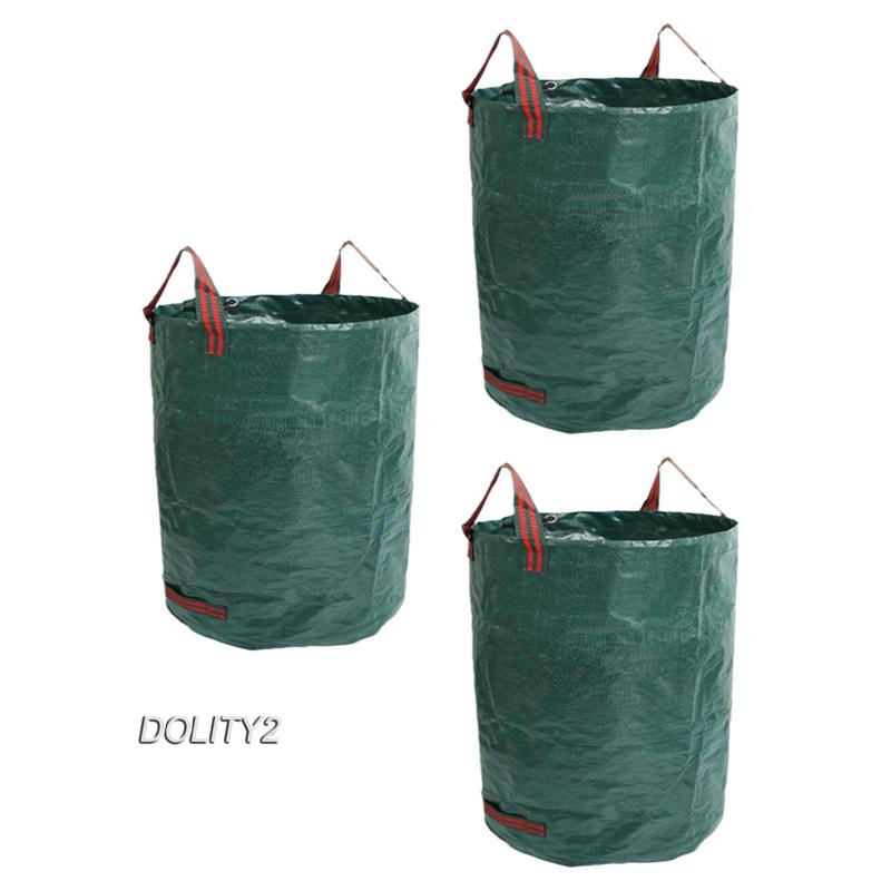 [Dolity2] Set 3 Túi Đựng Lá 132 gallons Có Thể Gấp Lại Cho Hồ Bơi