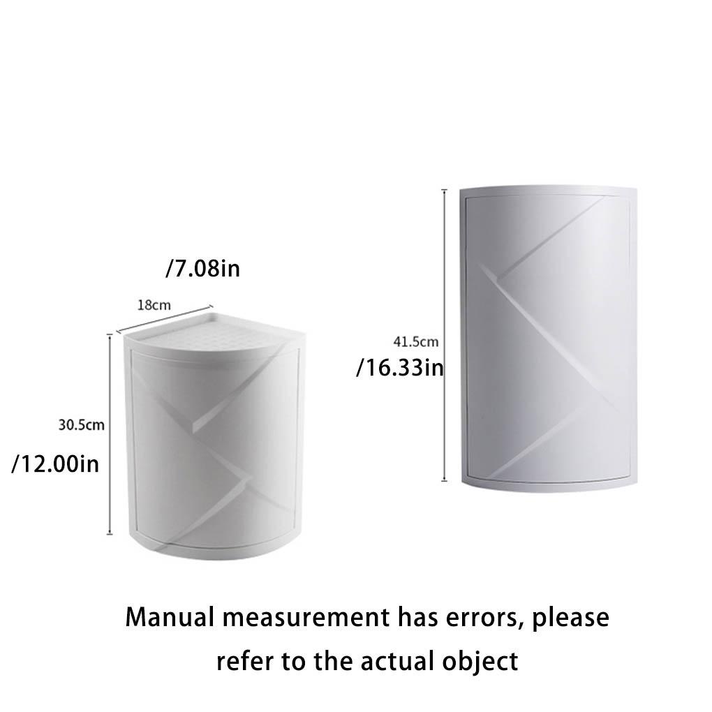 Giá Đỡ Mỹ Phẩm Gắn Góc Tường Nhiều Màu Không Cần Khoan Tiện Dụng Cho Nhà Tắm