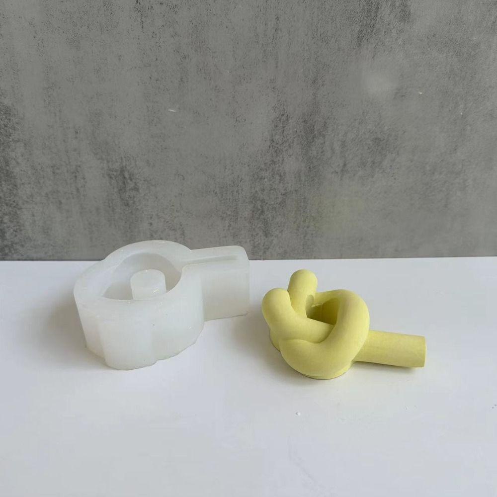 Khuôn Silicone Làm Chân Nến 1 Ngăn Tiện Lợi Dành Cho Trang Trí Nhà Cửa