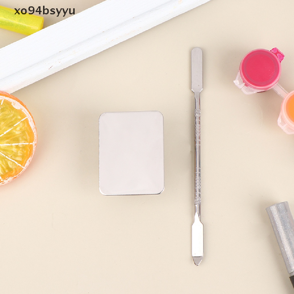 Bảng Màu Trang Trí Móng Tay Nghệ Thuật Bằng Thép Không Gỉ Xo94Bsyu Dành Cho Nữ