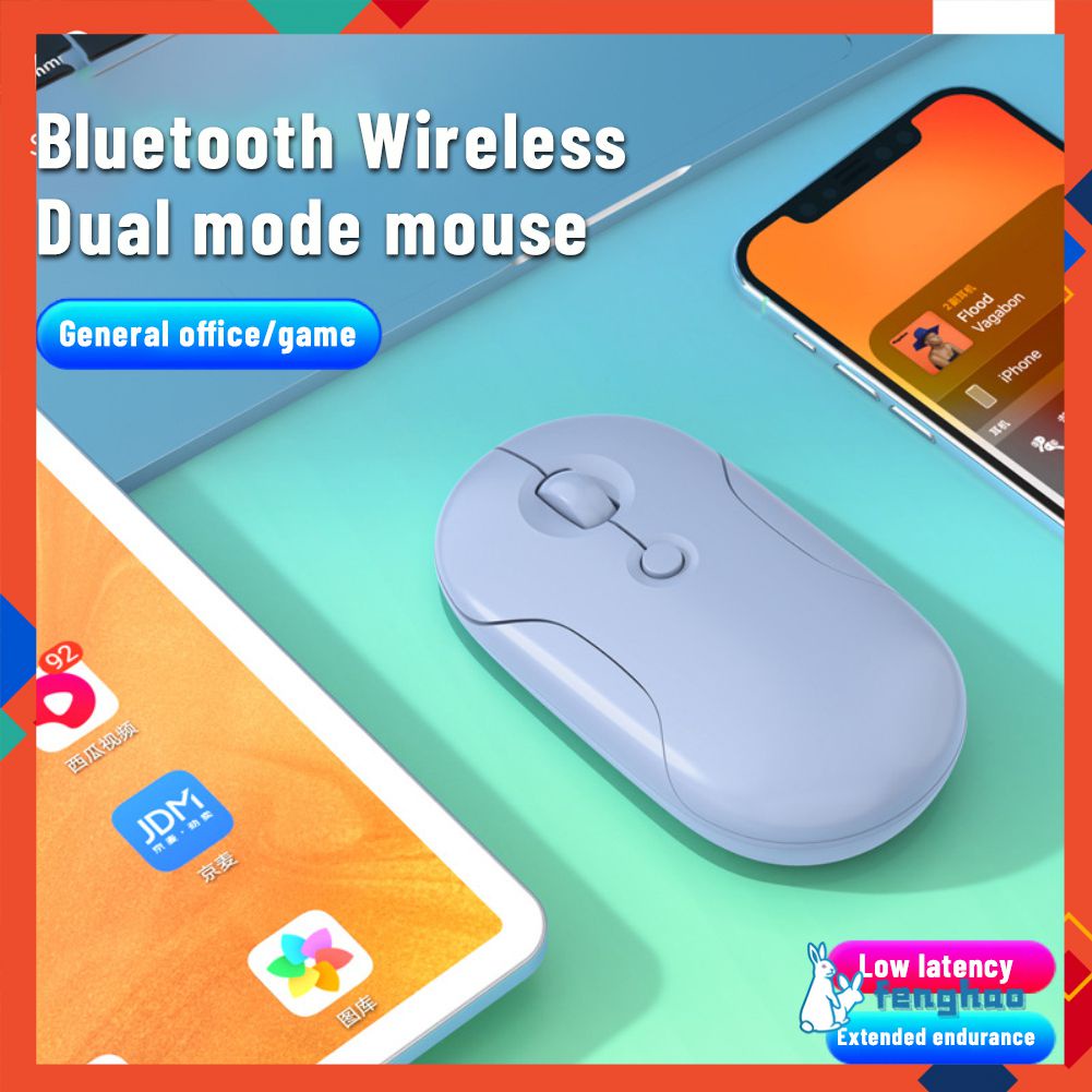 Pebble Chuột Bluetooth Không Dây Sạc Được Cho Máy Tính Bảng Ipad Fenghao. Vn