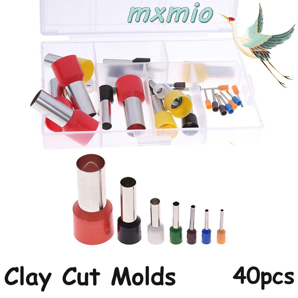 Set 40 Khuôn Cắt Đất Sét Tròn Bằng Nhựa Inox Chuyên Dụng