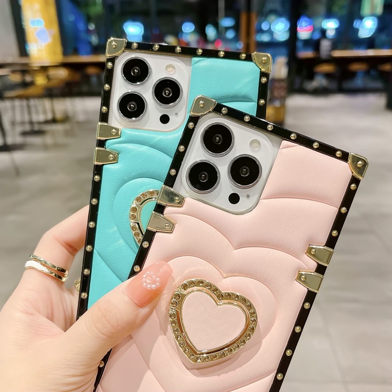 Ốp Điện Thoại Cặp Dáng Vuông Màu Kẹo 3D Cho iPhone 14promax 14pro 14 plus iPhone 13 13promax 12 / 12pro iPhone 11promax Xsmax XR