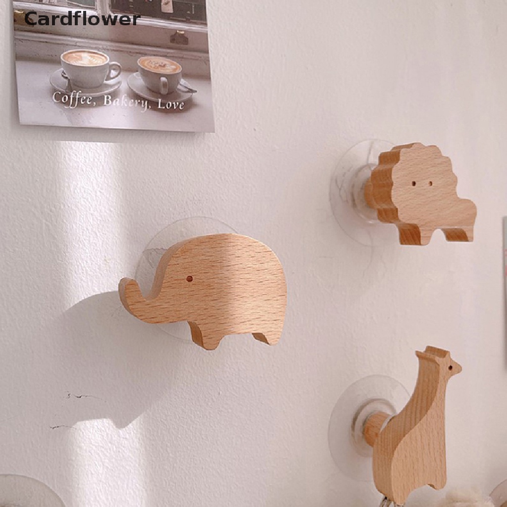 1 Móc Treo Đồ Gắn Tường Hình Động Vật Dễ Thương