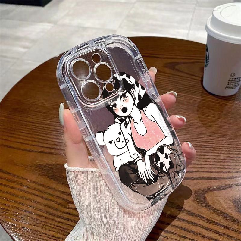 ✅Ốp Điện Thoại Mềm Trong Suốt In Hình Gấu Chống Sốc Cho Iphone 12 8P 14 promax 11 7 xr 13