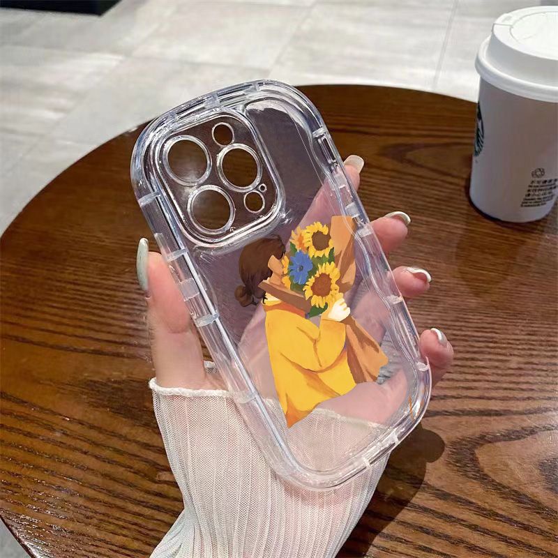 ✅Ốp Điện Thoại Mềm Trong Suốt Chống Sốc Hình Bé Gái Cho Iphone 8p / 13 7 Xr11Iphone1412 / promax xs E3OP