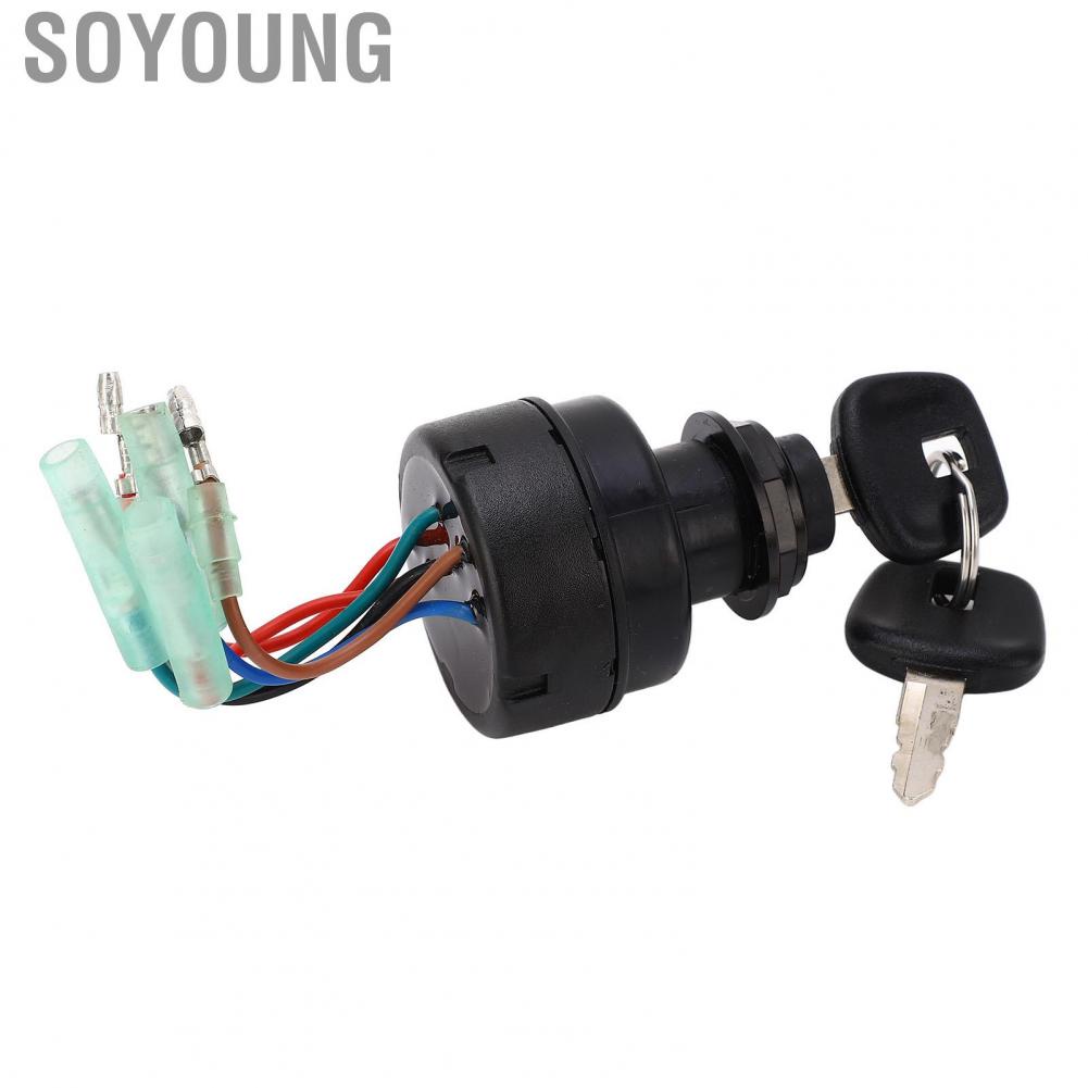 Soyoung Control Box Ignition Switch  Robust Construction Responsive Exquisite Boat Key Set 353‑76020‑3 Strong for Tohatsu RC5A