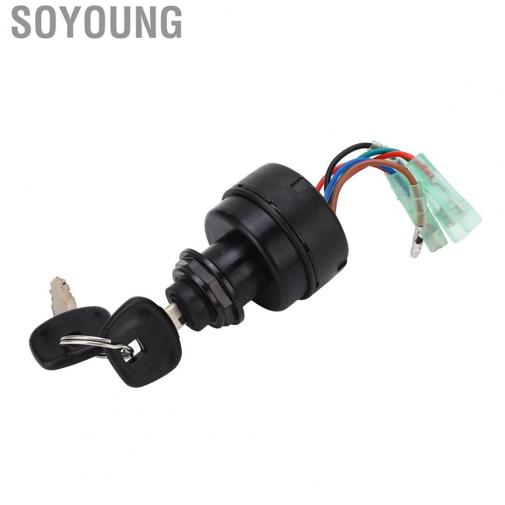 Soyoung Control Box Ignition Switch  Robust Construction Responsive Exquisite Boat Key Set 353‑76020‑3 Strong for Tohatsu RC5A